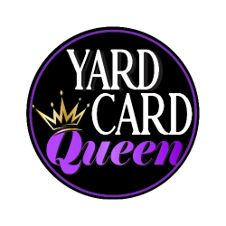 Yard Card Queen - Plum